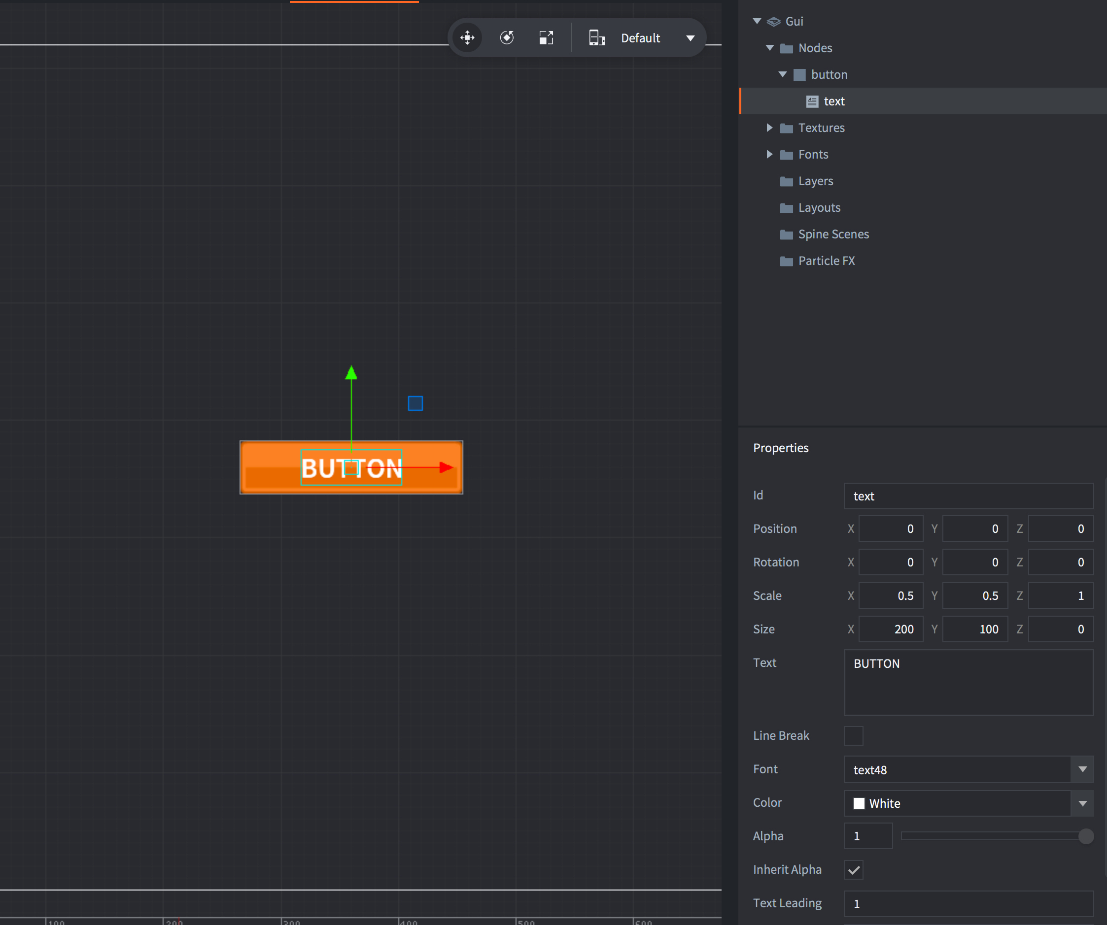 button gui