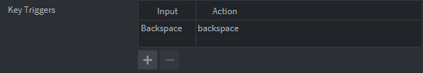 input bindings keys