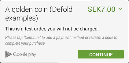 Android purchase
