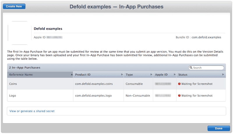 iTunes Products