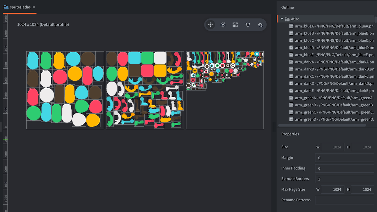 Multi-page atlas