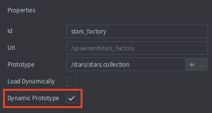 Dynamic prototype