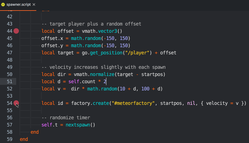 add breakpoint