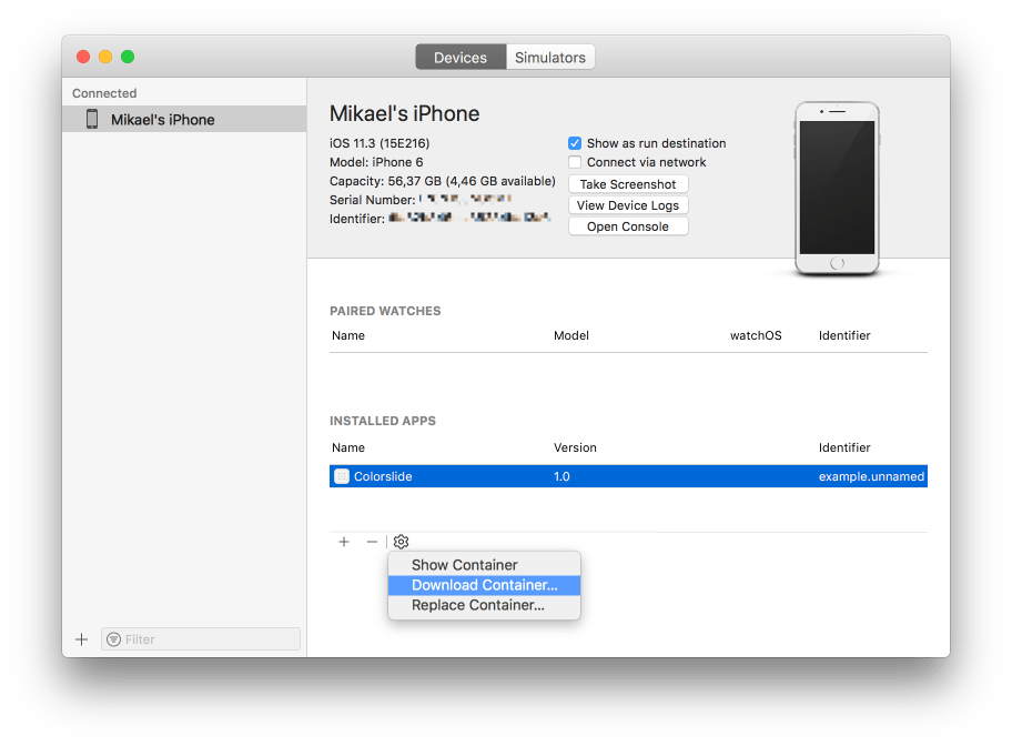download container