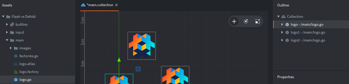 manual game objects