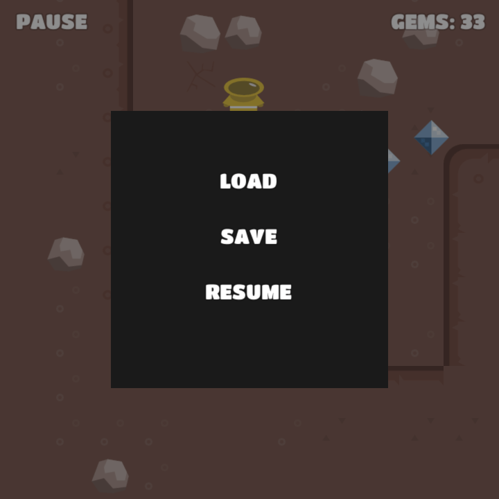 pause menu