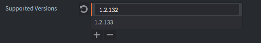 Manifest supported engine versions